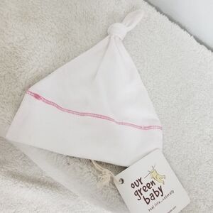 Girls Our Green Baby infant cap